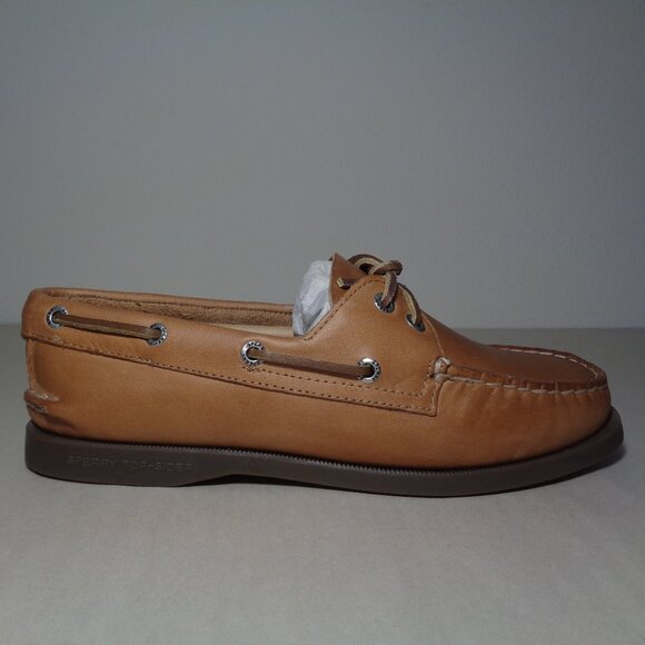 Sperry / Size 8 M / AUTHENTIC ORIGINAL 2 EYE / Brown  / New Women's Shoes - Picture 2 of 16